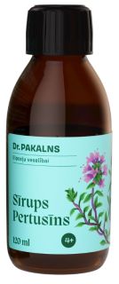 DR. PAKALNS Pertusin sīrups, 120 ml