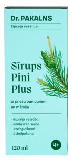 DR. PAKALNS Pini Plus sīrups, 120 ml