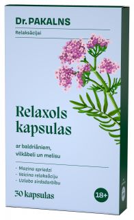 DR. PAKALNS Relaxols kapsulas, 30 gab.