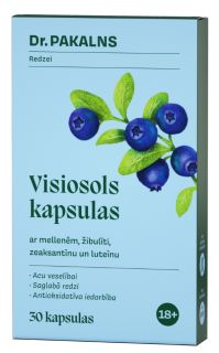 DR. PAKALNS Visiosols kapsulas, 30 gab.