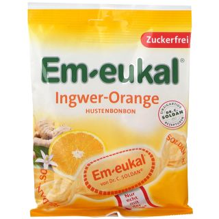 DR. SOLDAN Ingwer-Orange karameles bez cukura, 75 g