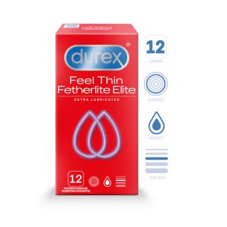 DUREX Fetherlite Elite prezervatīvi, 12 gab.