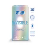 DUREX Invisible Extra Sensitive prezervatīvi, 10 gab.