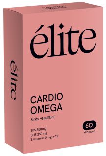 ELITE Cardio Omega kapsulas, 60 gab.