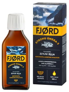 FJORD Omega-3 zivju eļļa, 100 ml