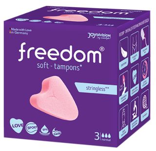 FREEDOM Soft tamponi, 3 gab.