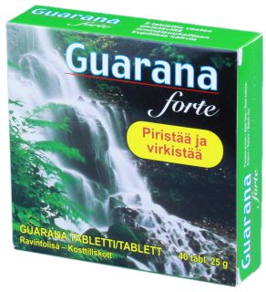 GUARANA FORTE Guarana Forte tabletes, N40 tabletes, 40 gab.