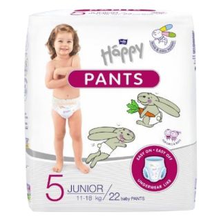 HAPPY Pants Junior 11-18 kg, 5. izmērs autiņbiksītes, 22 gab.