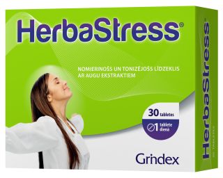 HERBASTRESS Herbastress tabletes, N30 tabletes, 30 gab.