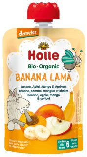 HOLLE Banānu, ābolu un mango biezenis, 100 g