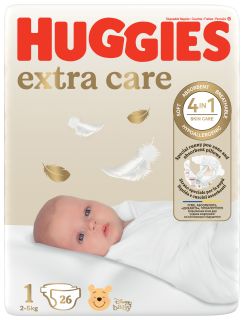 HUGGIES Elite Soft 1, 3-5 kg autiņbiksītes, 26 gab.