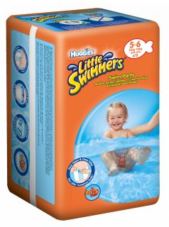 HUGGIES Swimmers 12-18 kg, izmērs 5-6 autiņbiksītes, 11 gab.