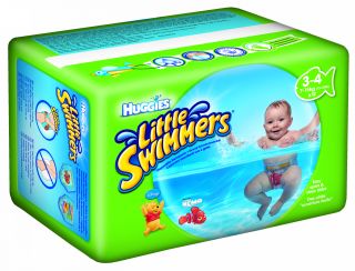 HUGGIES Swimmers 7-15 kg, izmērs 3-4 autiņbiksītes, 12 gab.