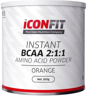 ICONFIT BCAA 2:1:1 - Orange pulveris, 300 g