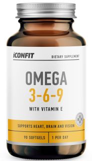 ICONFIT Omega 3-6-9 mīkstās kapsulas, 90 gab.