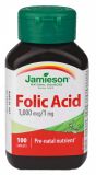 JAMIESON Folic Acid 1 mg tabletes, 100 gab.