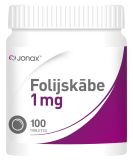 JONAX Folijskābe 1mg tabletes, 100 gab.