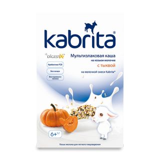 KABRITA ar ķirbi daudzgraudu biezputra, 180 g