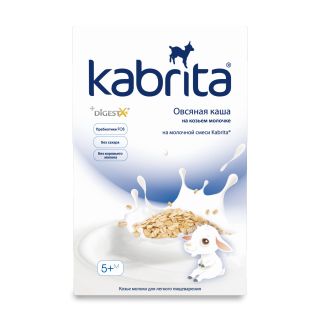 KABRITA Auzu pārslu biezputra, 180 g