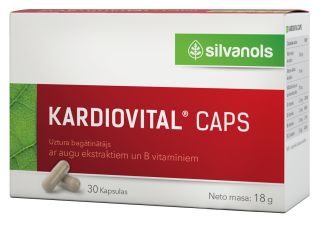 KARDIOVITAL kapsulas, 30 gab.