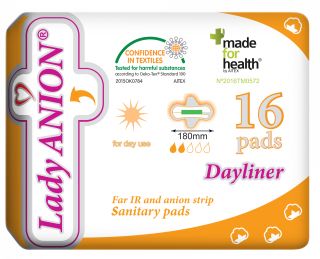 LADY ANION Dayliner higiēniskās paketes, 16 gab.