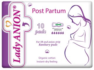 LADY ANION Post Partum higiēniskās paketes, 10 gab.