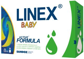 LINEX Baby pilieni, 8 ml