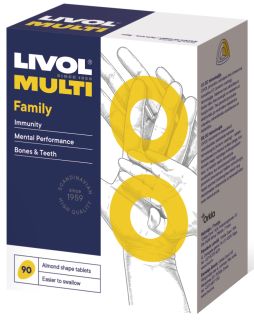 LIVOL Multi Family (Visai ģimenei) tabletes, 90 gab.