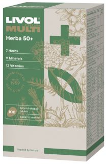 LIVOL Multi Herba 50 + tabletes, 100 gab.