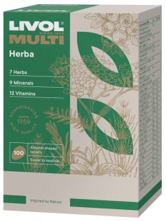 LIVOL Multi Herba tabletes, 100 gab.