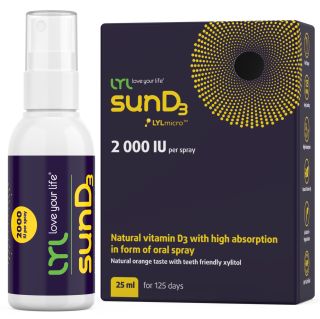 LYL sunD3 2000 SV, sprejs, 25 ml