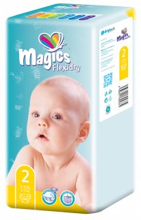 MAGICS Flexidry Mini 2 (4-8 kg) autiņbiksītes, 42 gab.