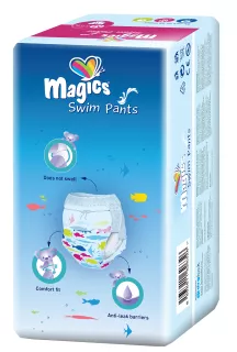 MAGICS Swimpants M (9-15 kg) biksītes, 11 gab.