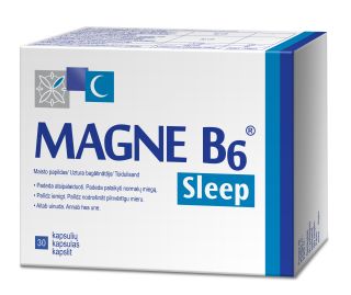 MAGNE B6 Sleep (Magnijs) kapsulas, 30 gab.