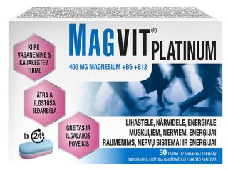 MAGVIT Platinum tabletes, 30 gab.