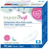 MASMI Organic Cotton, Soft Ultrathin Night With Wings ikdienas ieliktnīši, 10 gab.