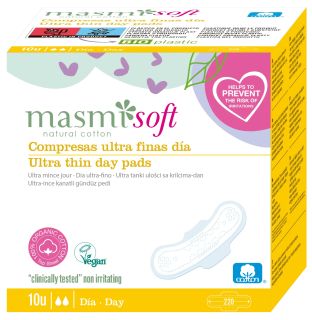 MASMI Soft Ultrathin Day higiēniskās paketes, 10 gab.