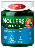 MOLLERS Omega 3 Magne Active mīkstās kapsulas, 100 gab.