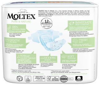 MOLTEX Eco Pure & Nature 1 (2-4 kg) autiņbiksītes, 22 gab.