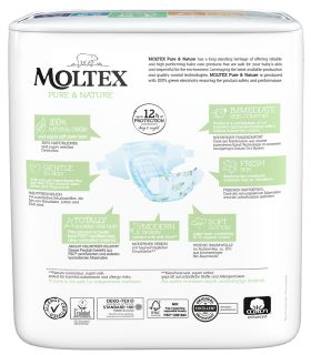 MOLTEX Eco Pure & Nature 4 Maxi (7-14 kg) autiņbiksītes, 29 gab.