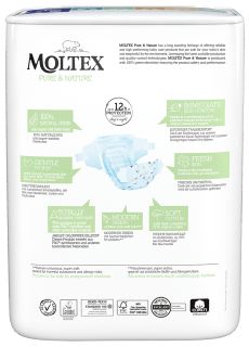 MOLTEX Eco Pure & Nature 6 XL (13-18 kg) autiņbiksītes, 21 gab.