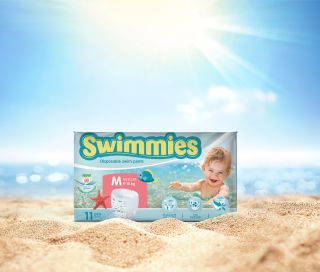 MOLTEX Swimmies M (9-15 kg) peldēšanas biksītes, 11 gab.