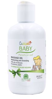 NATURA HOUSE Cucciolo Baby mīkstinoša masāžas eļļa, 200 ml