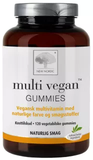 NEW NORDIC Multi Vegan Gummies košļājamās pastilas, 120 gab.