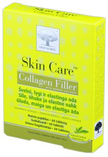 NEW NORDIC Skin Care Collagen Filler kolagēns, 60 gab.