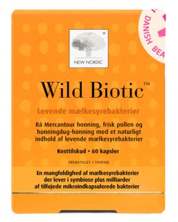 NEW NORDIC Wild Biotic kapsulas, 60 gab.