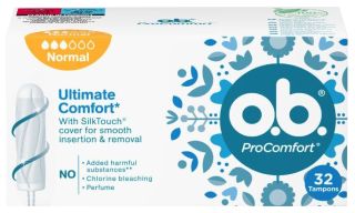 O.B. Ultimate Comfort Normal tamponi, 32 gab.