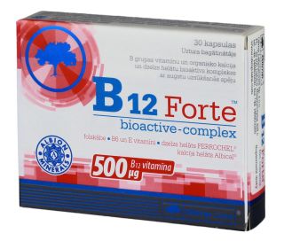 OLIMP LABS B12 Forte Bio Complex kapsulas, 30 gab.