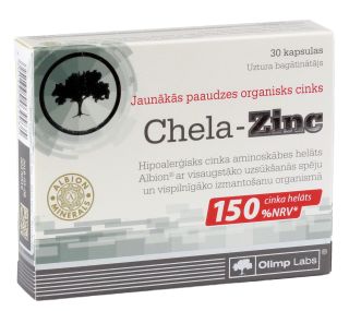 OLIMP LABS Chela - Zinc kapsulas, 30 gab.