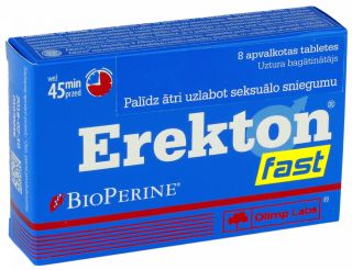OLIMP LABS Erekton Fast tabletes, 8 gab.